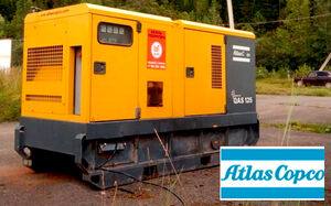 Электростанция XAS 125 Atlas Copco
